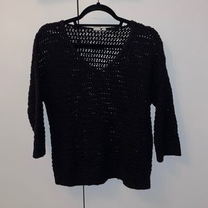 black, knit GAP sweater.